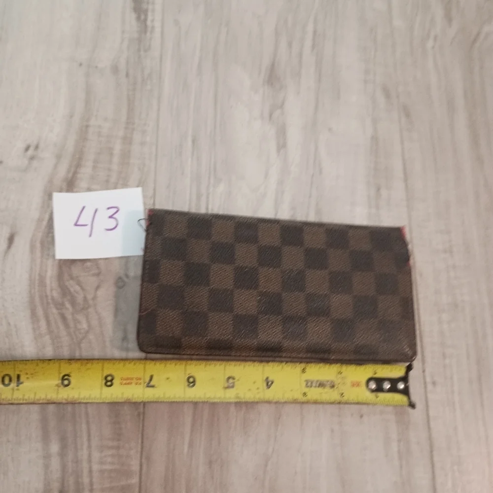 Authentic Louis Vuitton Damier Wallet Brown for Men's Wallets